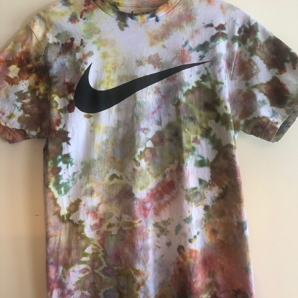 Ice Dyed Nike Swoosh Tee - Picture 2 of 7